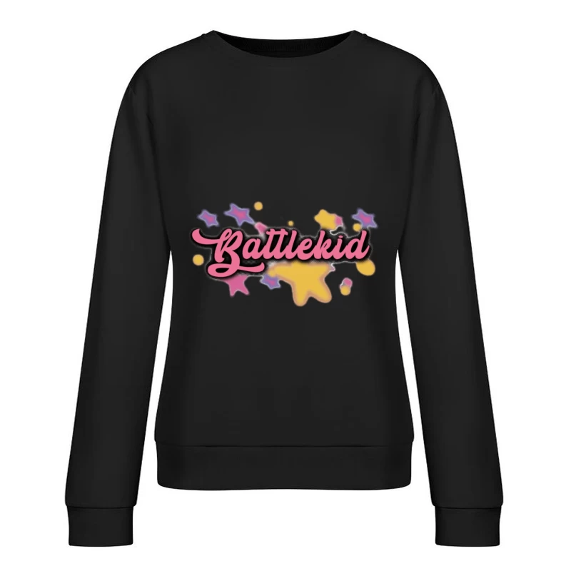 Battlekid Sterne Design Damen Pullover Sweatshirt
