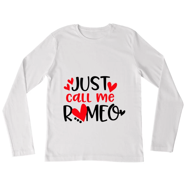 Design romantique avec cœur Femme Manches Longues T-Shirt