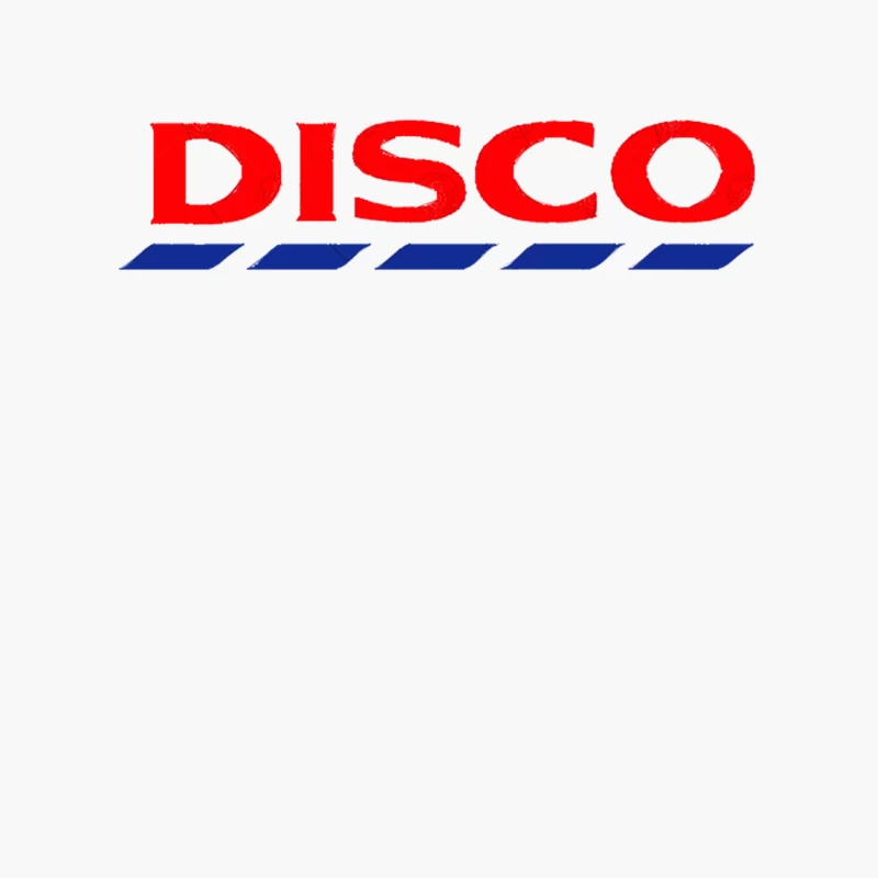 Disco Logo FunnyParody Tee Cotton Tote Bag