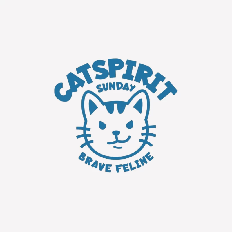 Mutige Katze Grafiken Damen T-Shirt