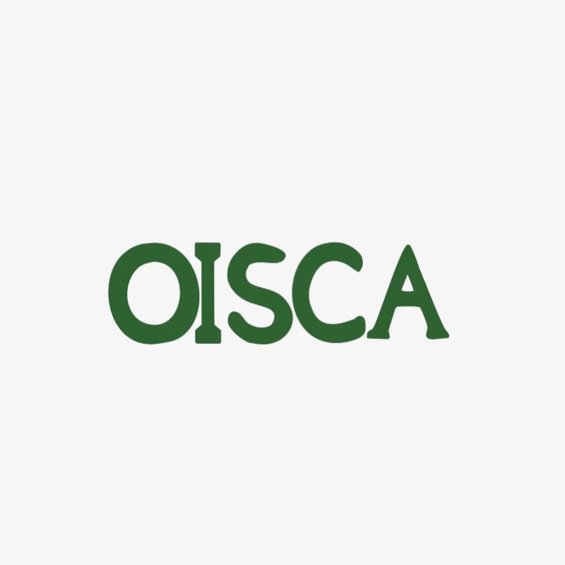 OISCA Logo auf weißem Hintergrund Herren Langarm T-Shirt