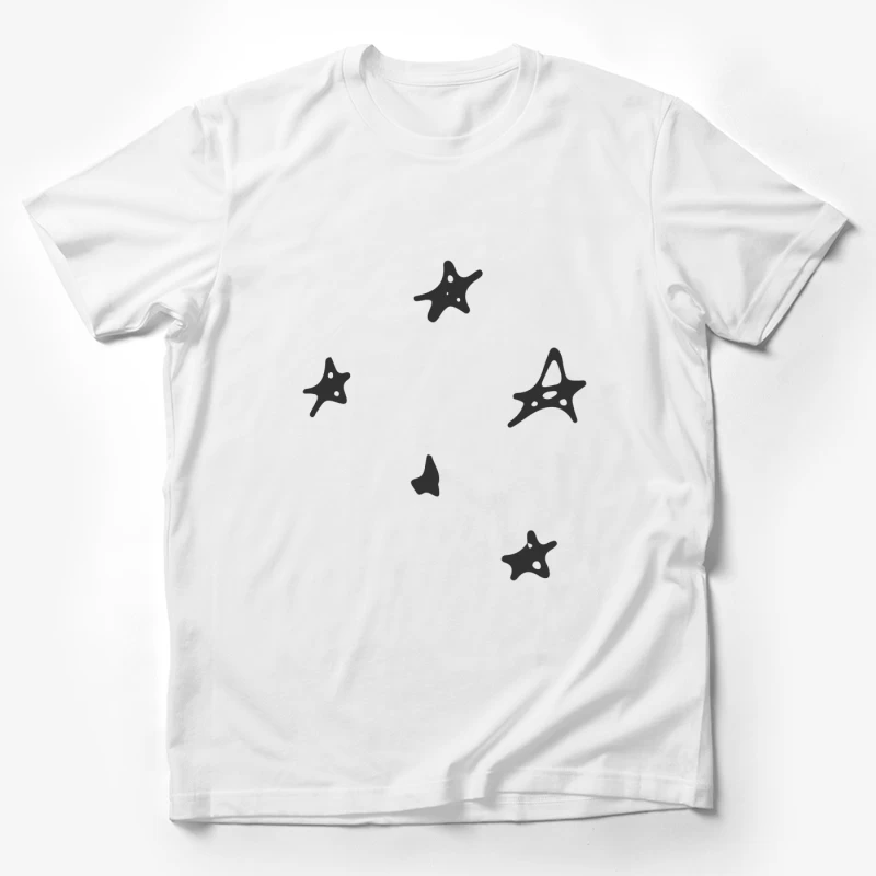 Motifs abstraits en forme d'étoiles Homme T-Shirt