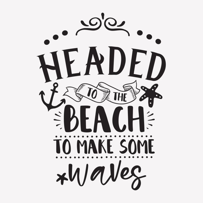 Prêt pour la plage et les vagues Femme T-Shirt