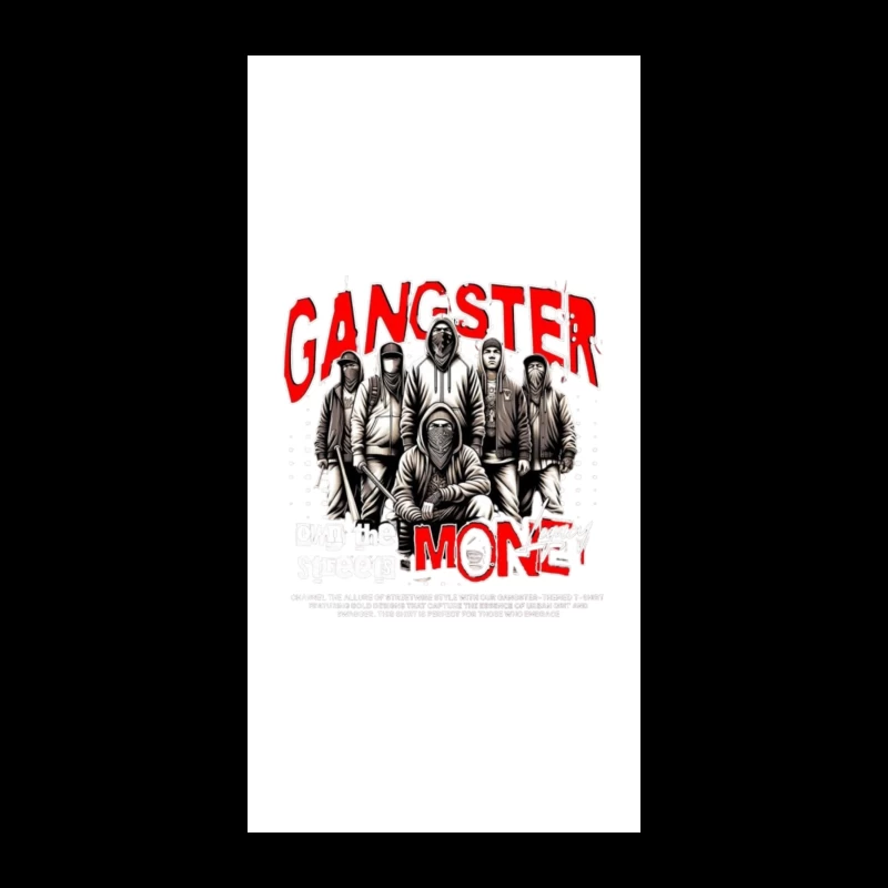 editable gangster money iPhone Case