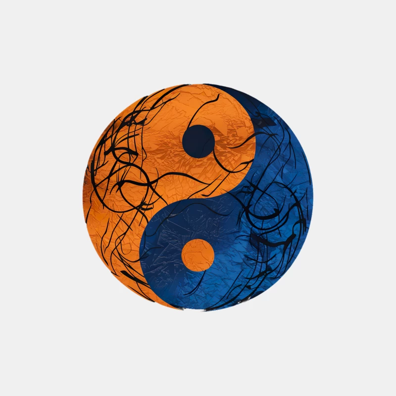 Symbole Yin Yang avec motifs Homme Débardeur