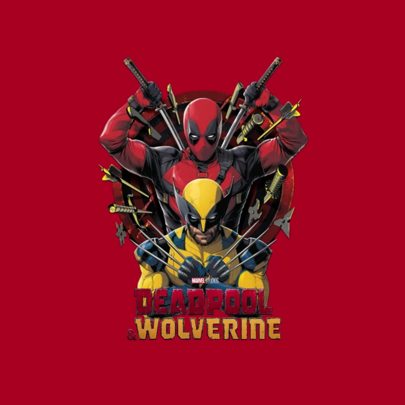 Deadpool and Wolverine Artwork Tapestry