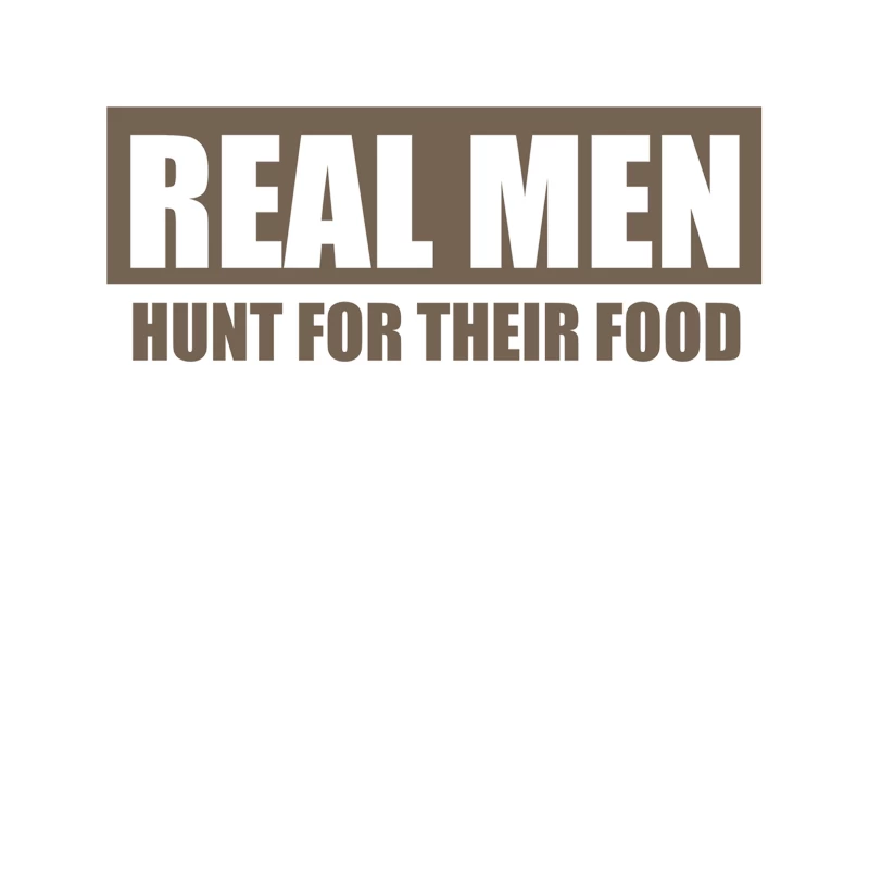 Real Men Hunt For Their Food Father_s Day Hunting Fishing Funny Tapestry