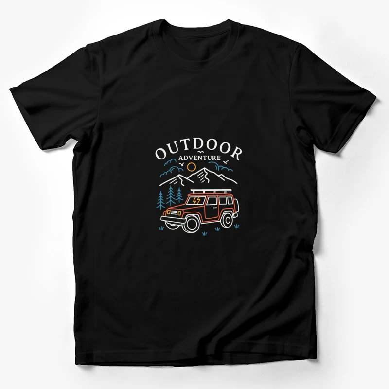 Abenteuer im Freien mit Geländewagen Herren T-Shirt