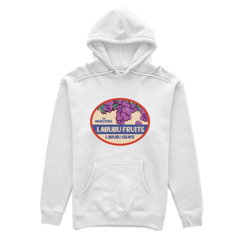 Labubu Fruchtetikett mit Trauben Damen Pullover Hoodie