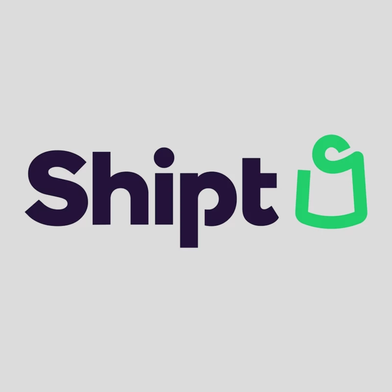 Shipt Modern Minimalist Logo with Green Hanger Icon Baseball Cap