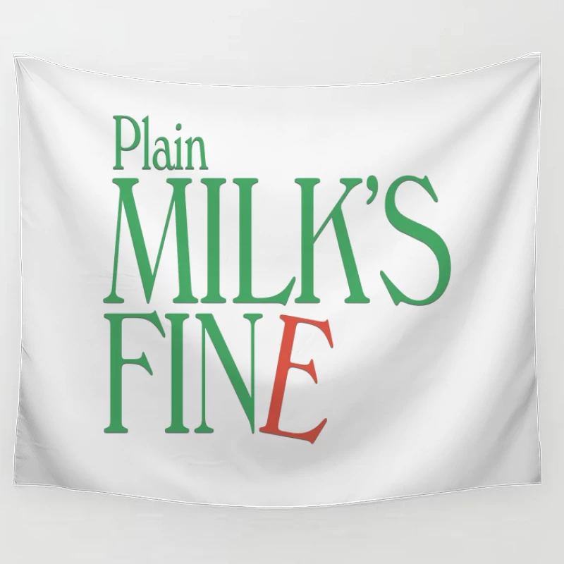 Plain Milk's Fine Typography Design Tapestry