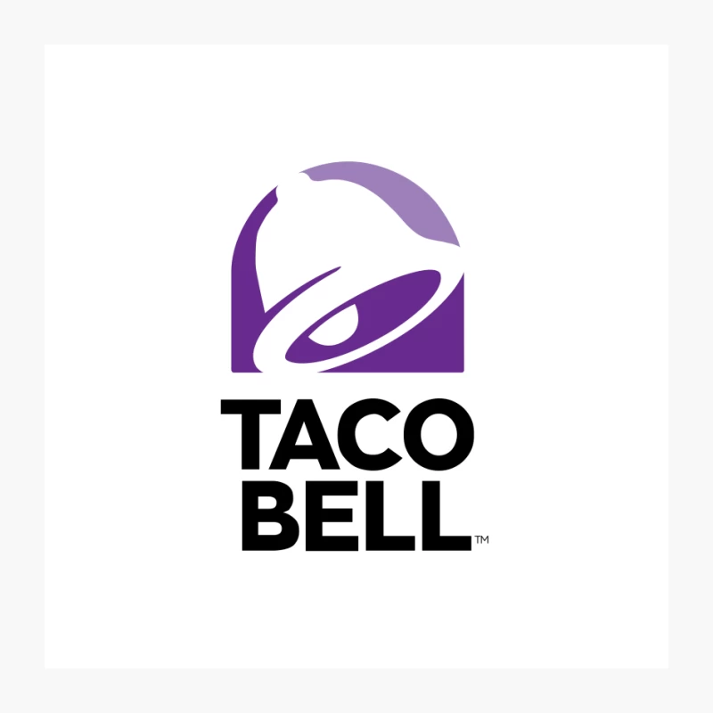 Taco Bell Purple Bell Logo Design Pin