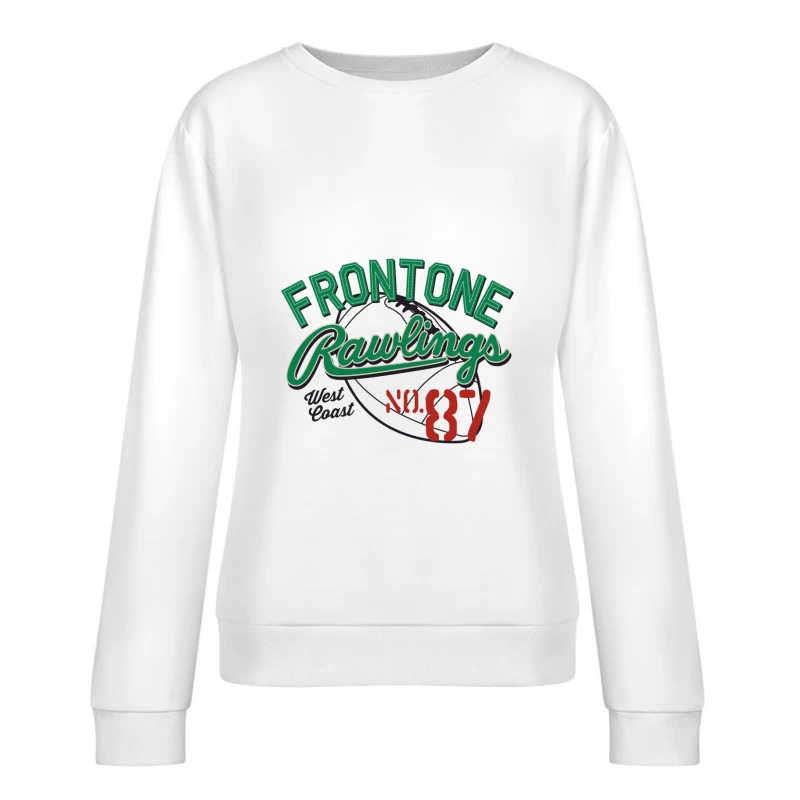 Frontone Rawlings Football Design Damen Pullover Sweatshirt