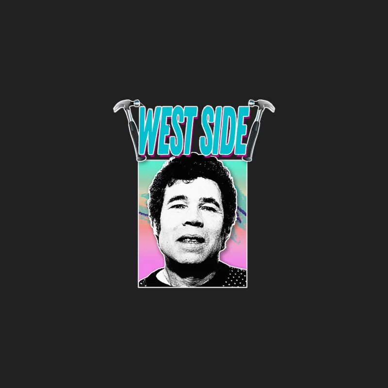 Fred WestWest Side - Humorous 90s Retro Design Bucket Hat