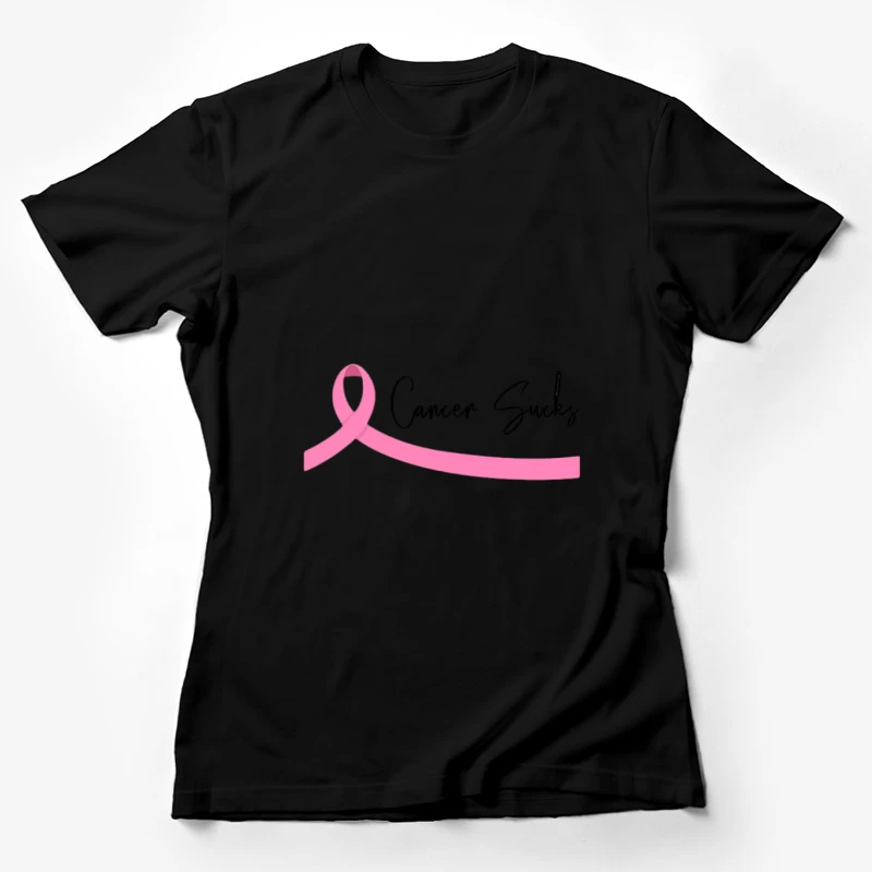 Ruban rose contre le cancer Femme T-Shirt
