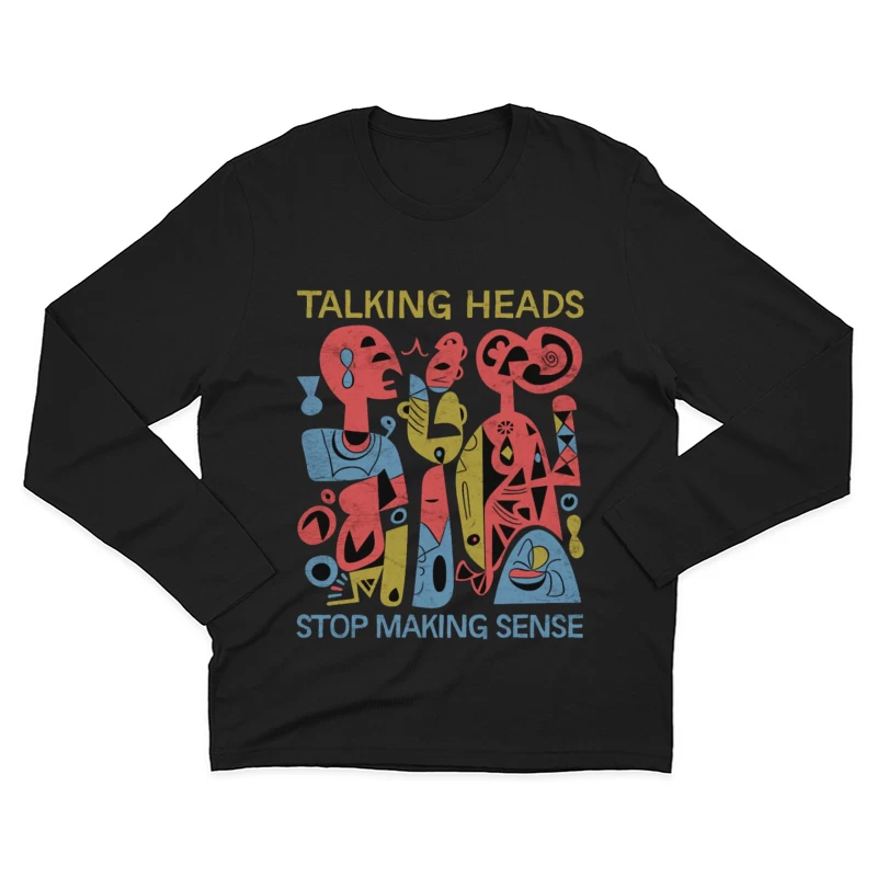 Talking Heads "Stop Making Sense" Abstract Album Art Male Long Sleeve T-Shirt