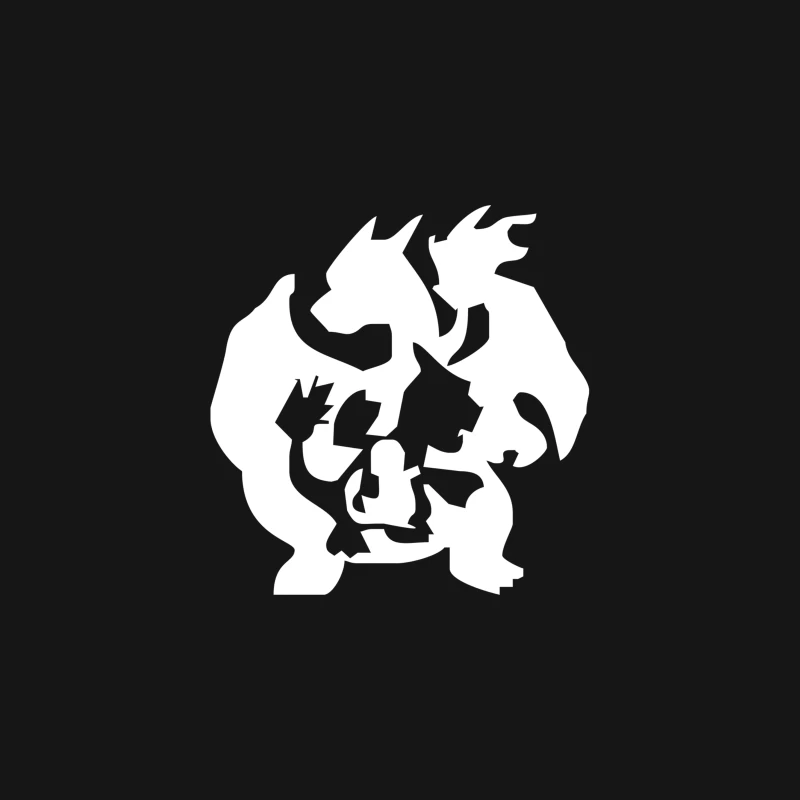 Charmander Charmeleon Charizard Pokemon Graphic Desk Mat