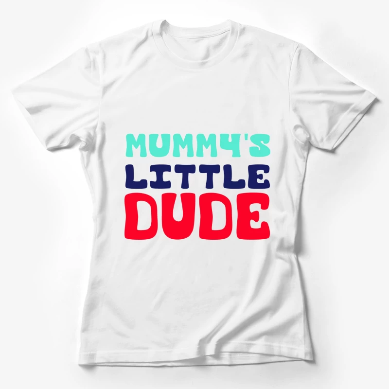 Design coloré avec texte pour enfants Femme T-Shirt