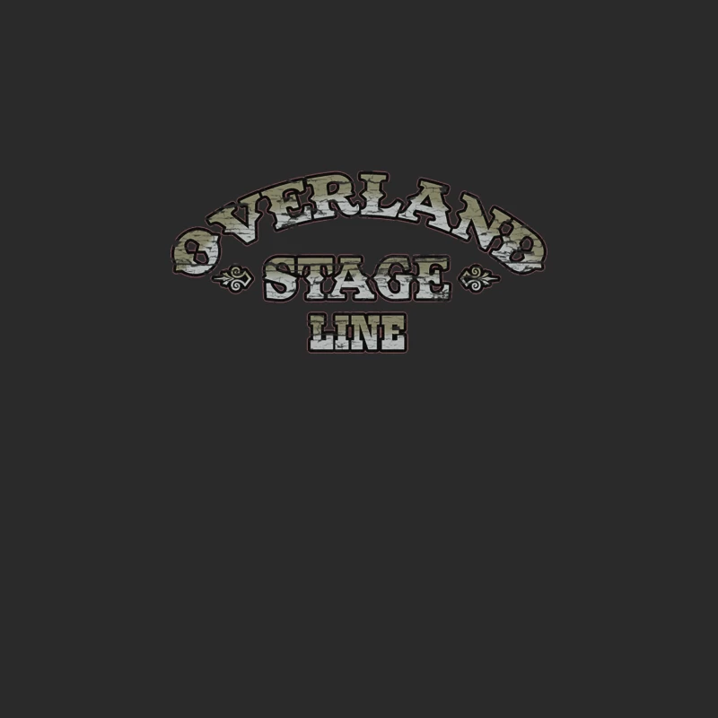 Overland Stage Line, weather board distressed Baseball Cap