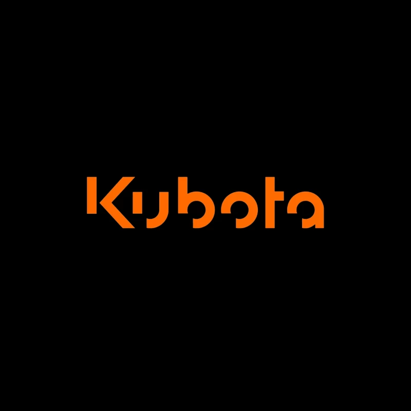 Kubota Corporation Orange Logo Design Travel Mug