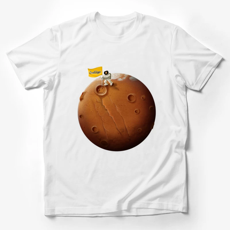 Astronauten auf dem roten Planeten Herren T-Shirt