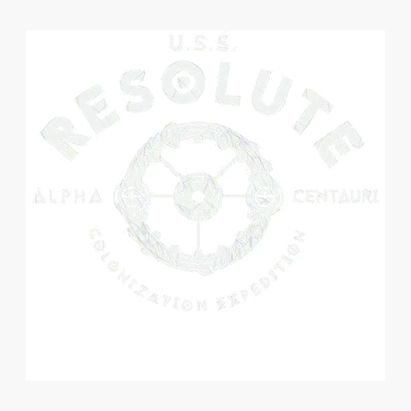USS Resolute Throw Pillow