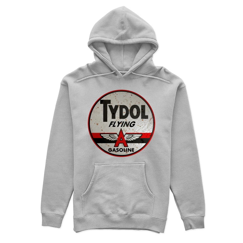 Vintage Tydol Flying A Gasoline Station Logo Sign Female Pullover Hoodie