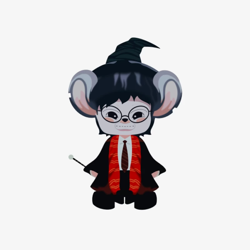 Souris Magicienne en Costume Homme Sweat-shirt à enfiler
