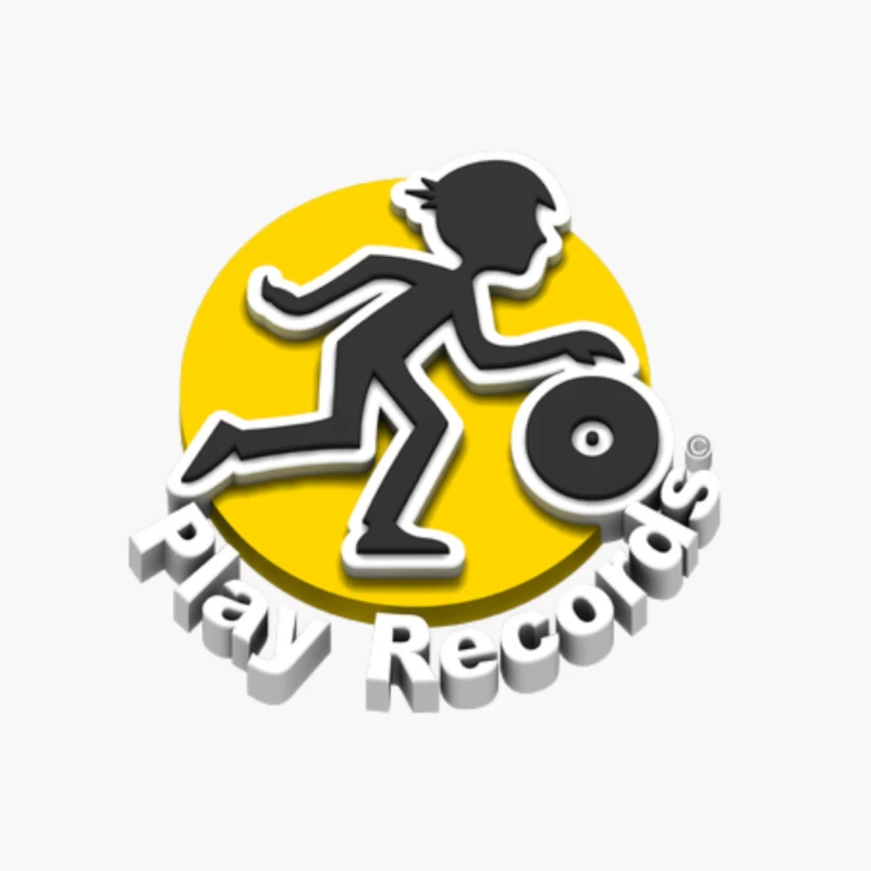 3D Play Records Logo Cotton Tote Bag