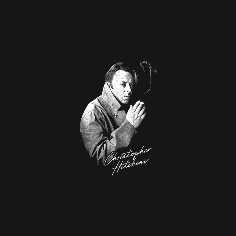Christopher Hitchens  Retro Style Fan Design Desk Mat