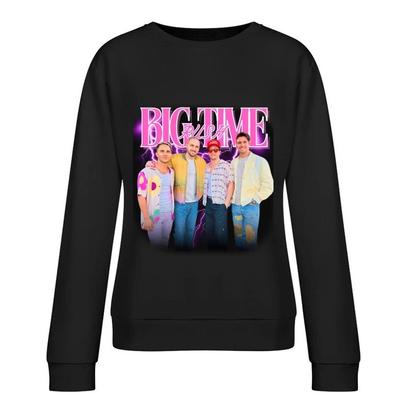 Big Time Rush Boy Band Members in Casual Modern Fashion Female Pullover Sweatshirt