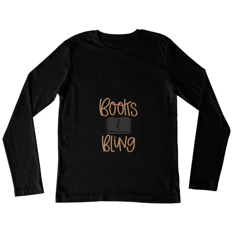 Design de Lecture et Éclat Femme Manches Longues T-Shirt
