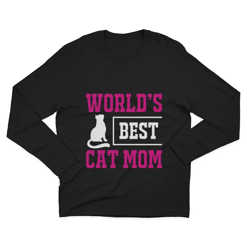 Meilleure Maman de Chat du Monde Homme Manches Longues T-Shirt