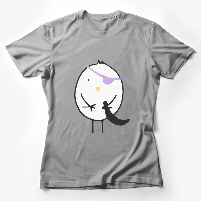 Oiseau pirate avec cache-œil Femme T-Shirt