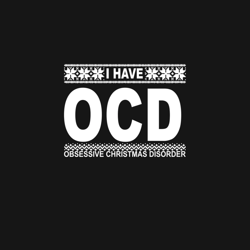 OCD - Obsessive Christmas Disorder Desk Mat