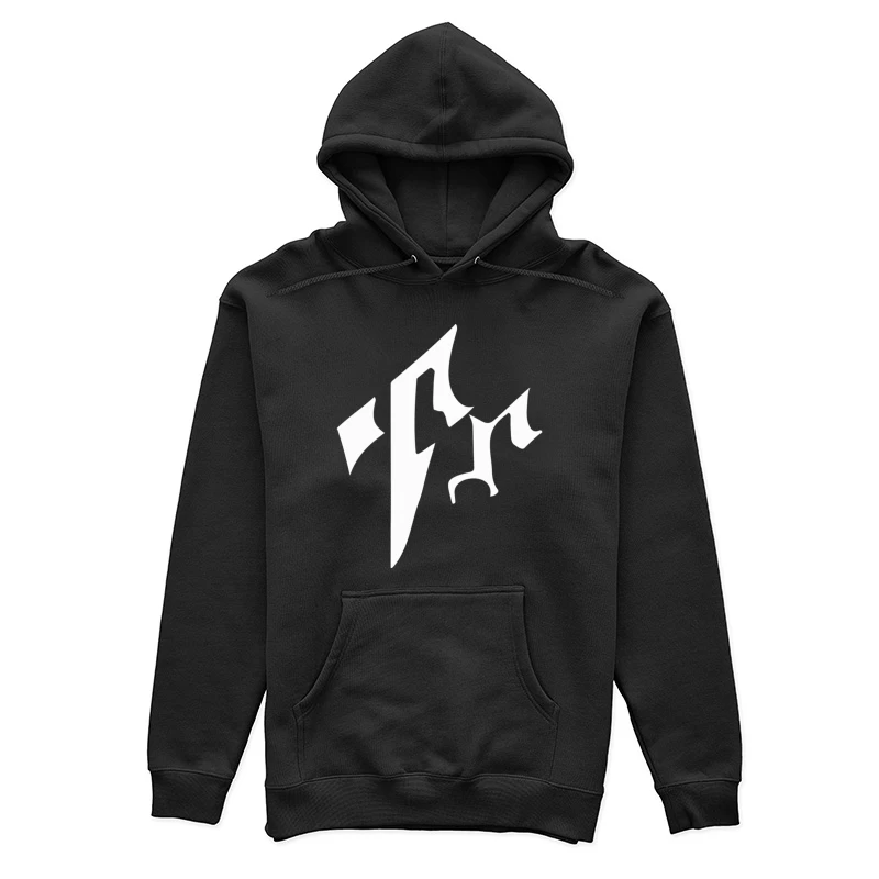 Stilistische gotische Initialen Damen Pullover Hoodie