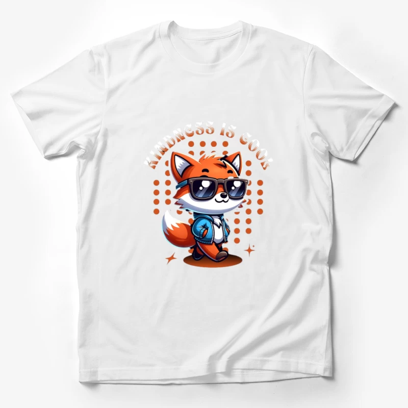 Cooler Fuchs mit Sonnenbrille und Jacke Herren T-Shirt