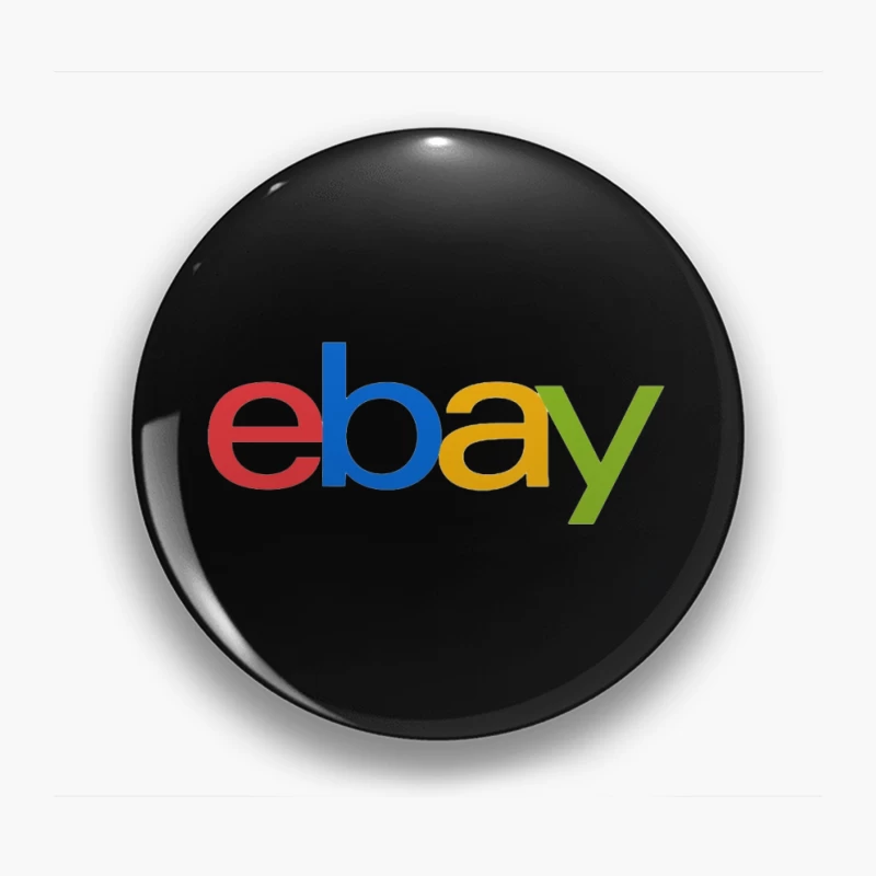 eBay Official Multicolored Logo Pin