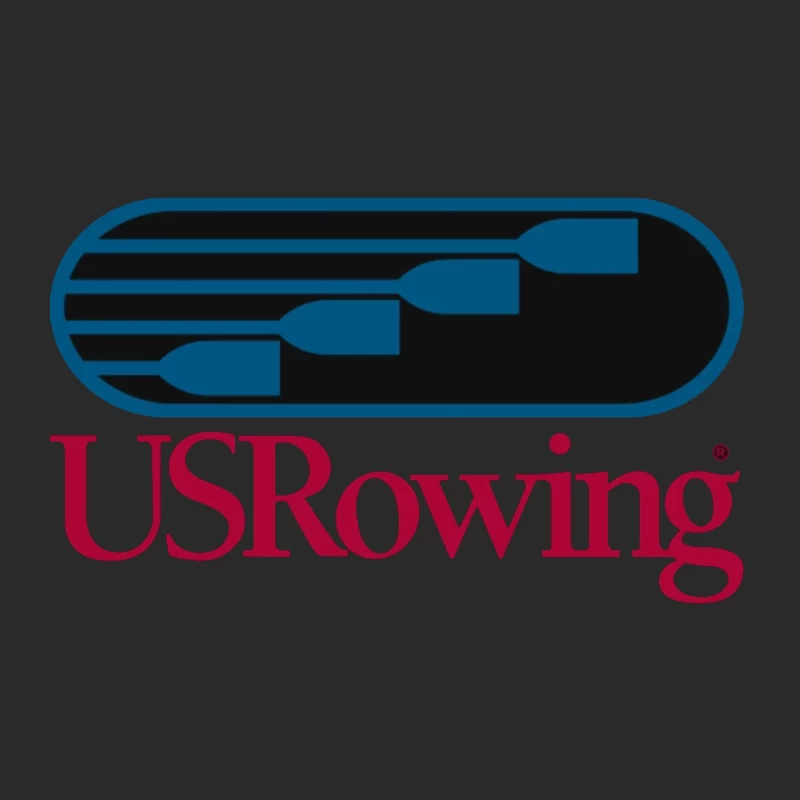 US Rowing Official Sports Organization Logo Baseball Cap