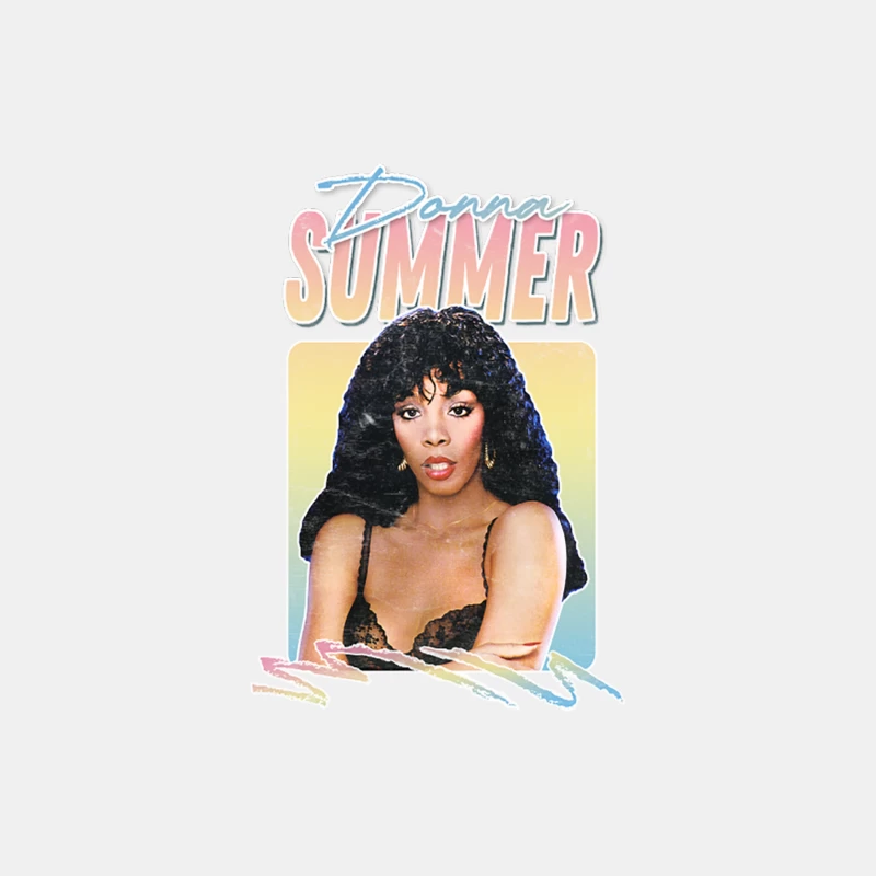 Donna Summer  Vintage Style Fan Art Design Male Tank Top