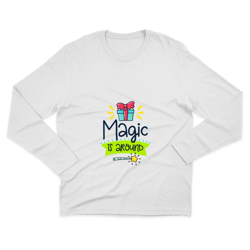 La Magie Est Partout Homme Manches Longues T-Shirt