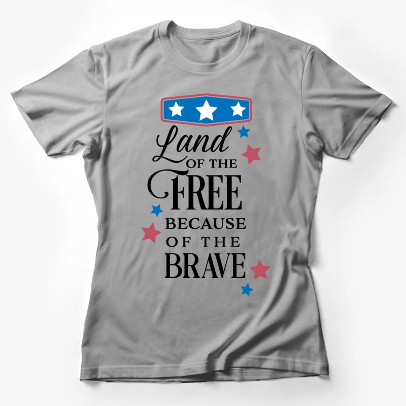 Cadre festif avec étoiles et badge Femme T-Shirt