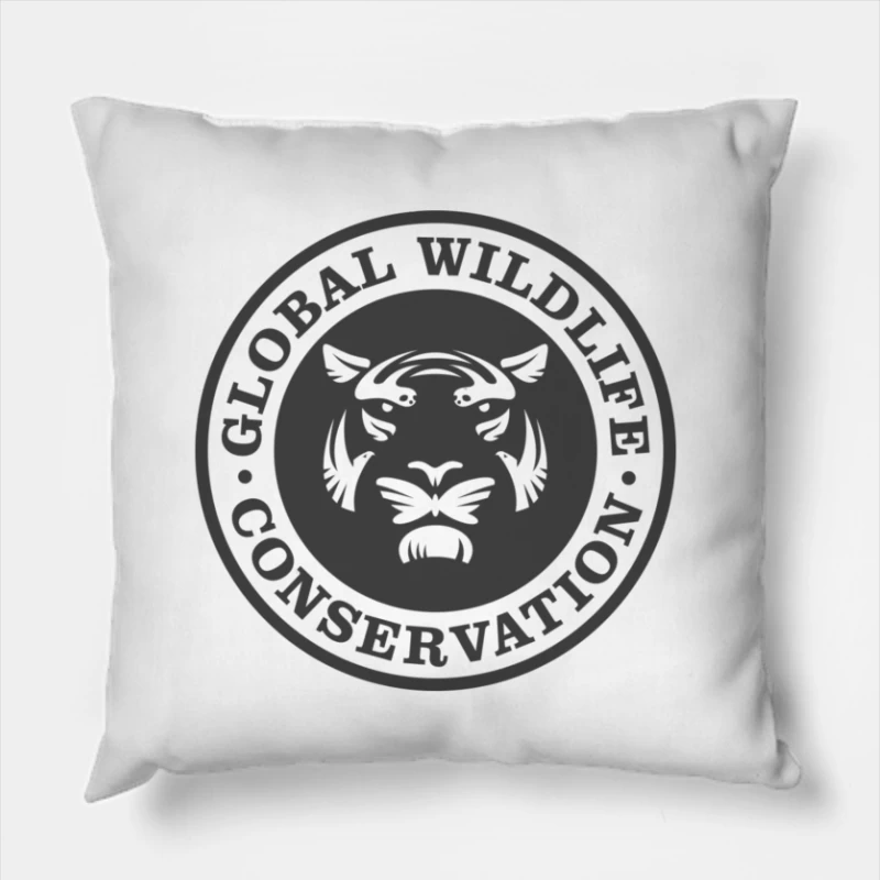 Global Wildlife Conservancy Throw Pillow