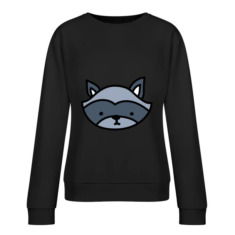 Illustration de Raton Laveur Minimaliste Femme Sweat-shirt à enfiler