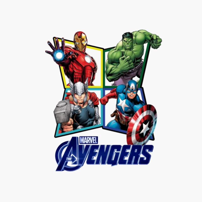 Marvel Avengers Comic Characters Cotton Tote Bag