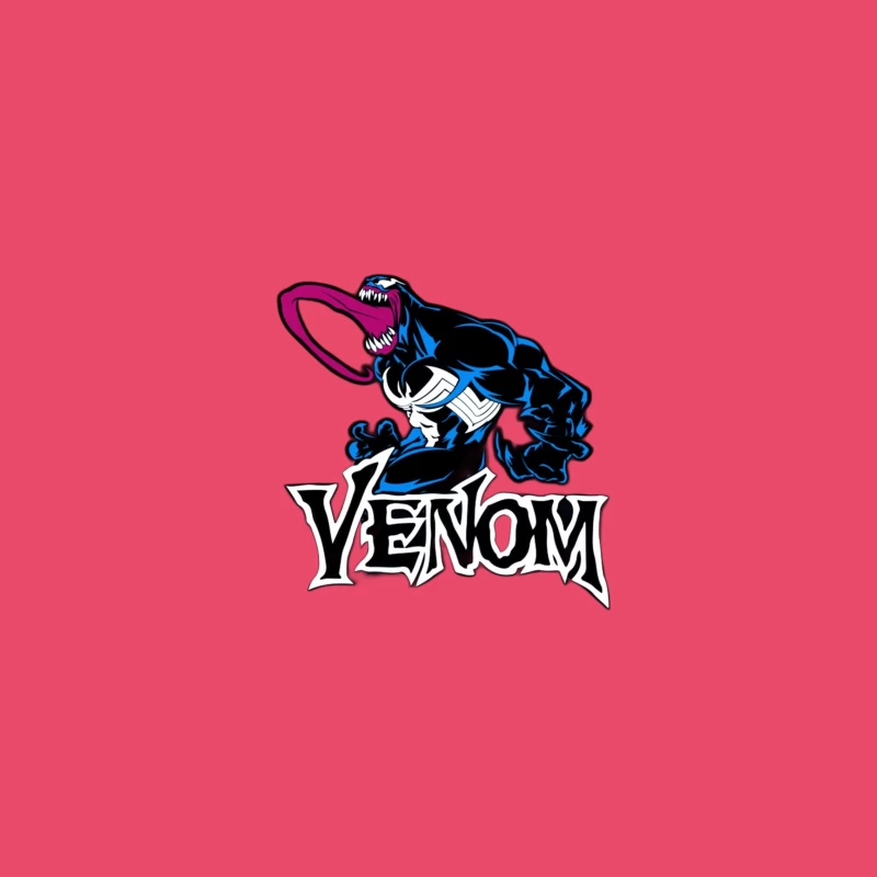 Venom Comic Character Illustration iPhone Case