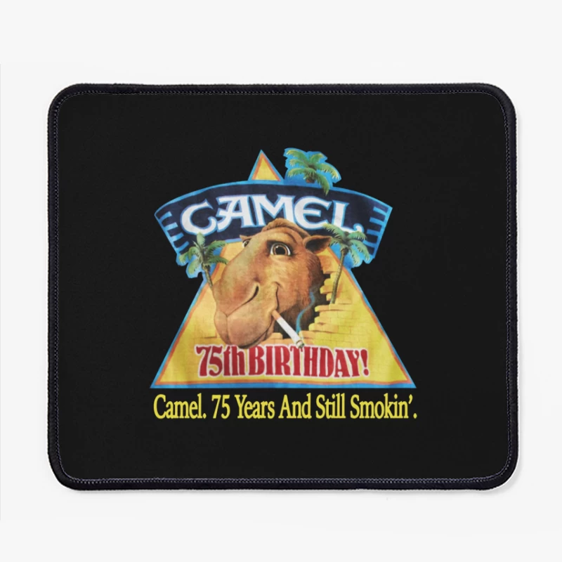 Camel Cigarettes 75th Anniversary Vintage Advertisement with Mascot Mouse Pad