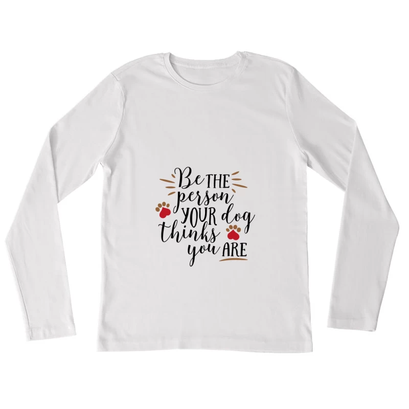 Inspiration pour les amoureux des chiens Femme Manches Longues T-Shirt