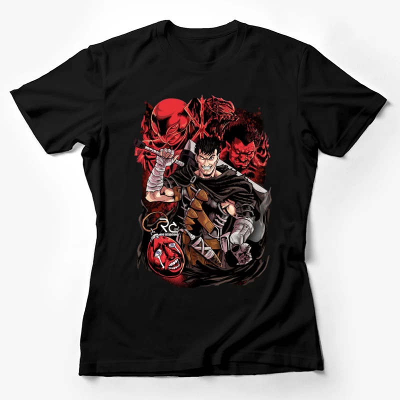 Düstere Krieger und Dämonen Damen T-Shirt