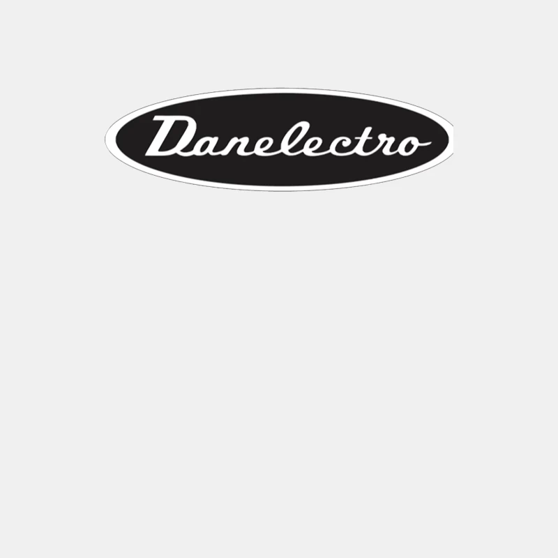 Vintage Danelectro Musical Equipment Logo in Black and White Male Tank Top